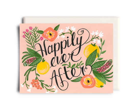 Happily Ever After | Wedding Greeting Card