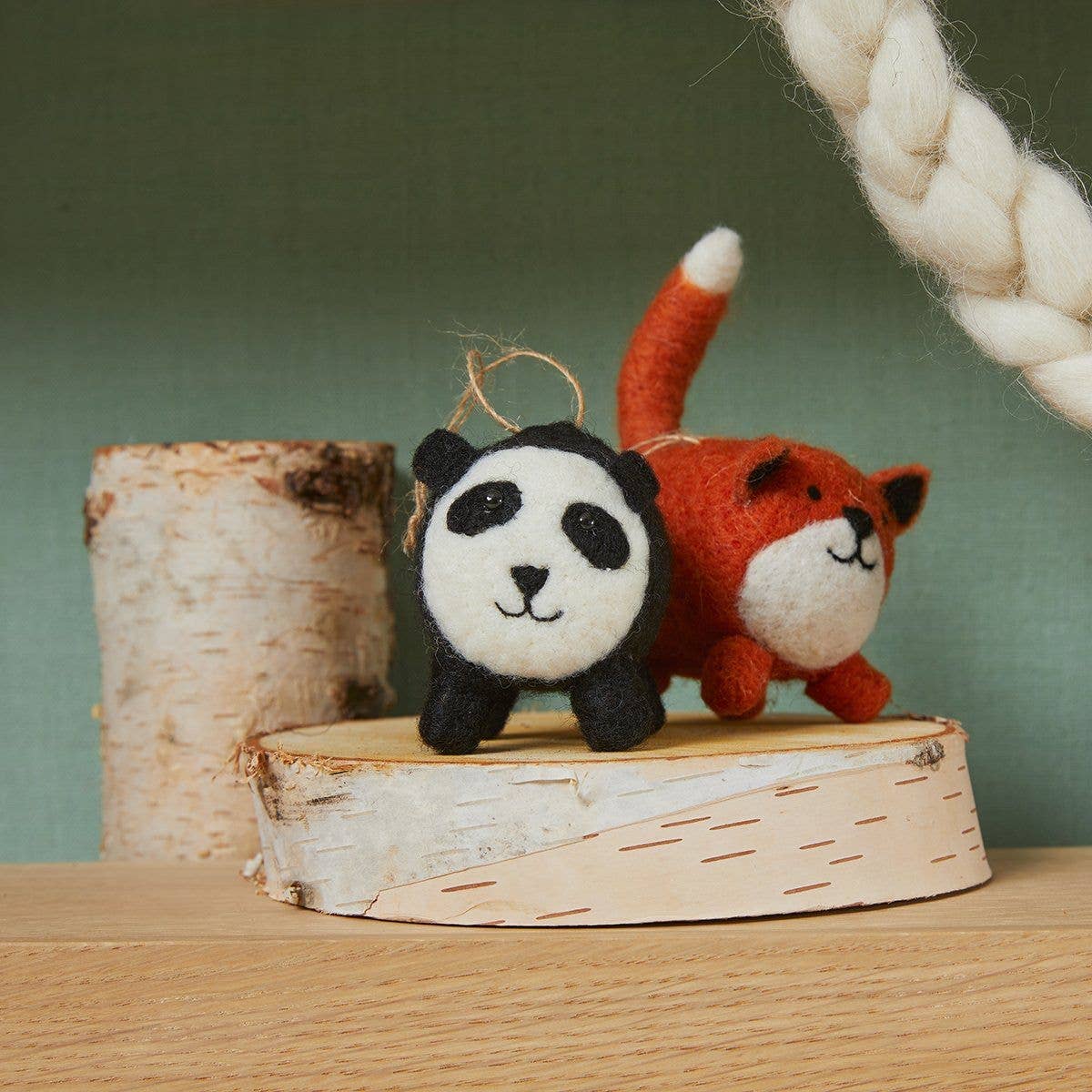 Felt Animal Ornaments