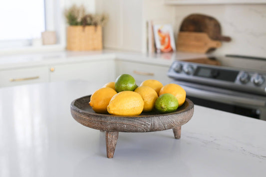 Round Wooden Display