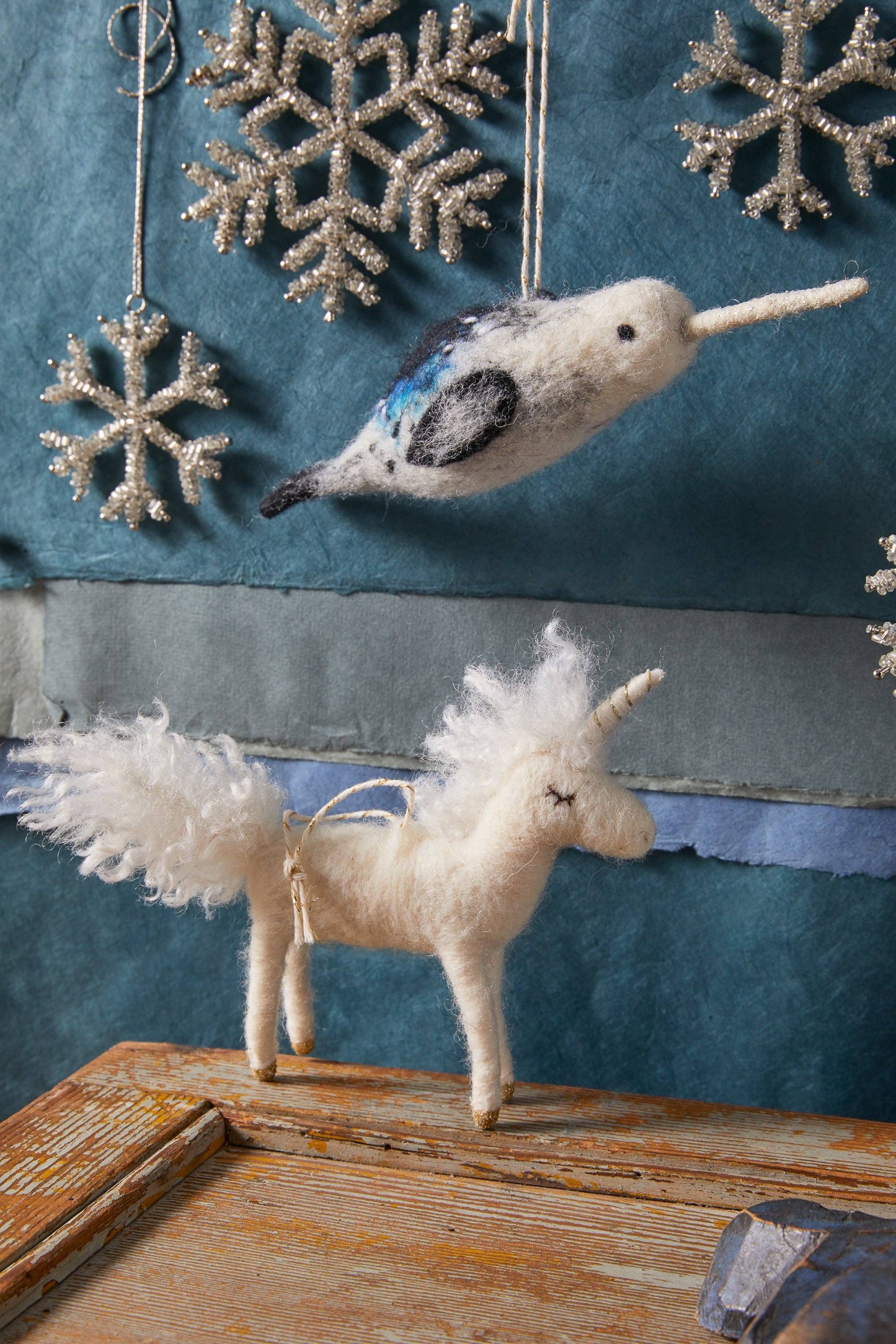 Felt Unicorn Ornament