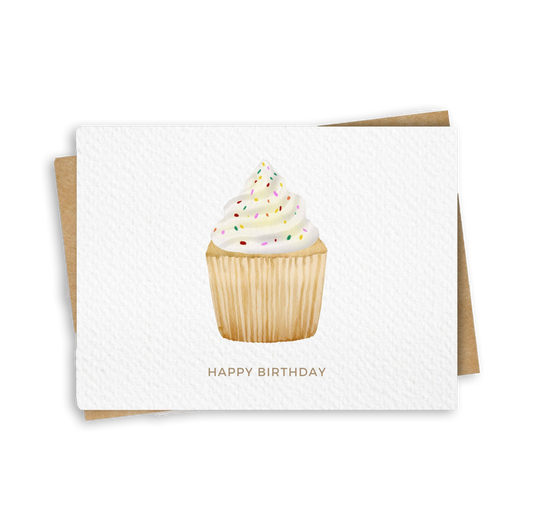 Happy Birthday Cupcake | Birthday Greeting Card