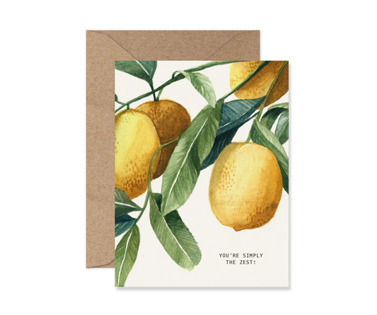 Simply the Zest | Greeting Card