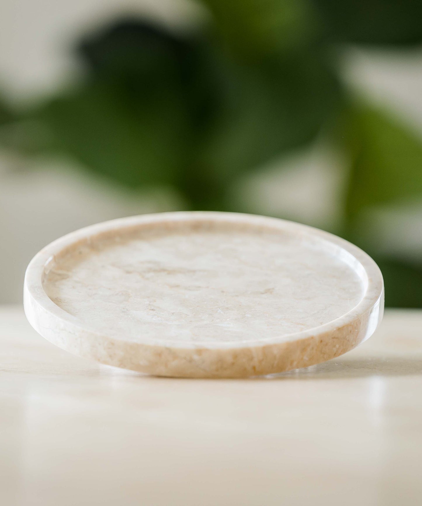 Round Marble Tray